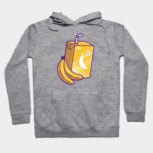 Banana Juice Box Cartoon Hoodie